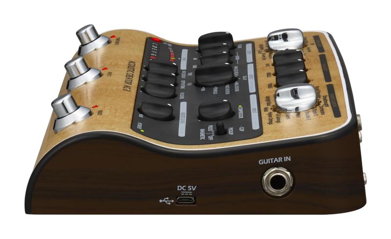 Acoustic Creator Zoom AC-3 Acoustic DI com restauração de tons